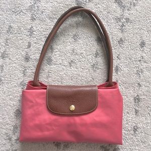 LONGCHAMP Le Pliage Shopping Depose Classic Bag Pink Coral Color